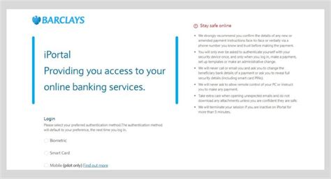 barclays iportal help desk